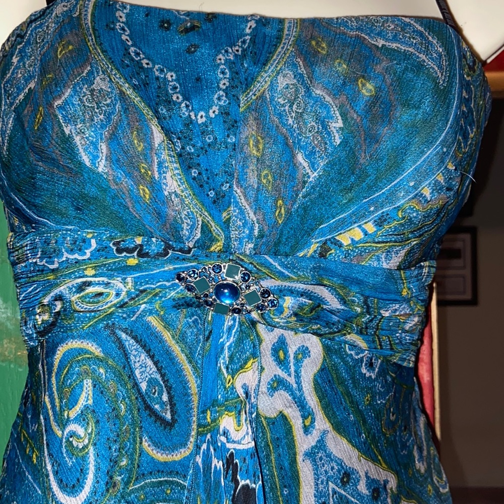 Laundry by shell Segal dress size 0 peacock 🦚 dress